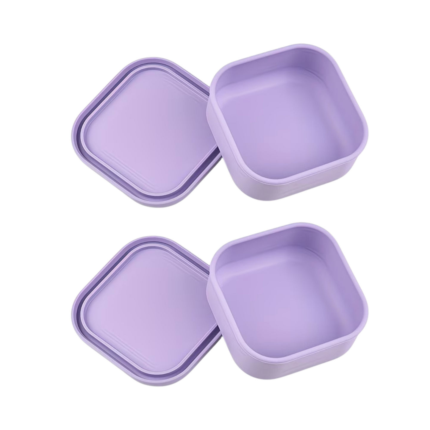 500ml Silicone Food Storage Container - 2 Pack