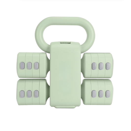 2-In-1 Adjustable Kettlebell and Dumbbell Set