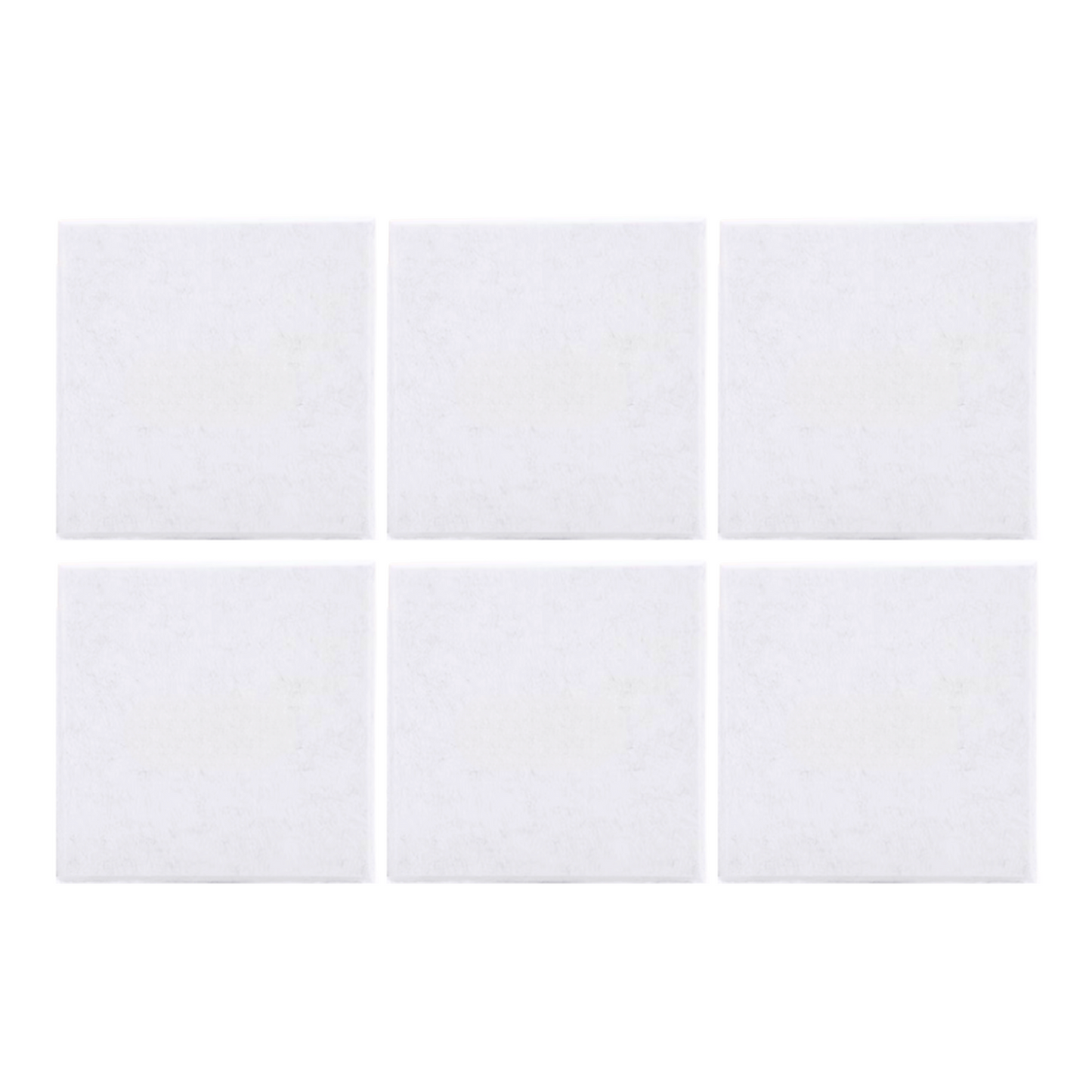 6 Piece Felt Pin Board & Soundproofing Tile Set