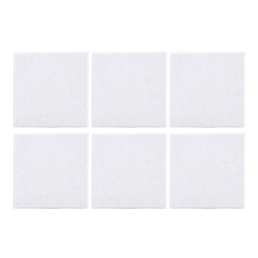 6 Piece Felt Pin Board & Soundproofing Tile Set