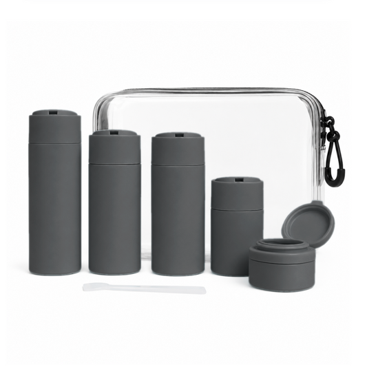 8 Piece Travel Bottle Set with Travel Bag