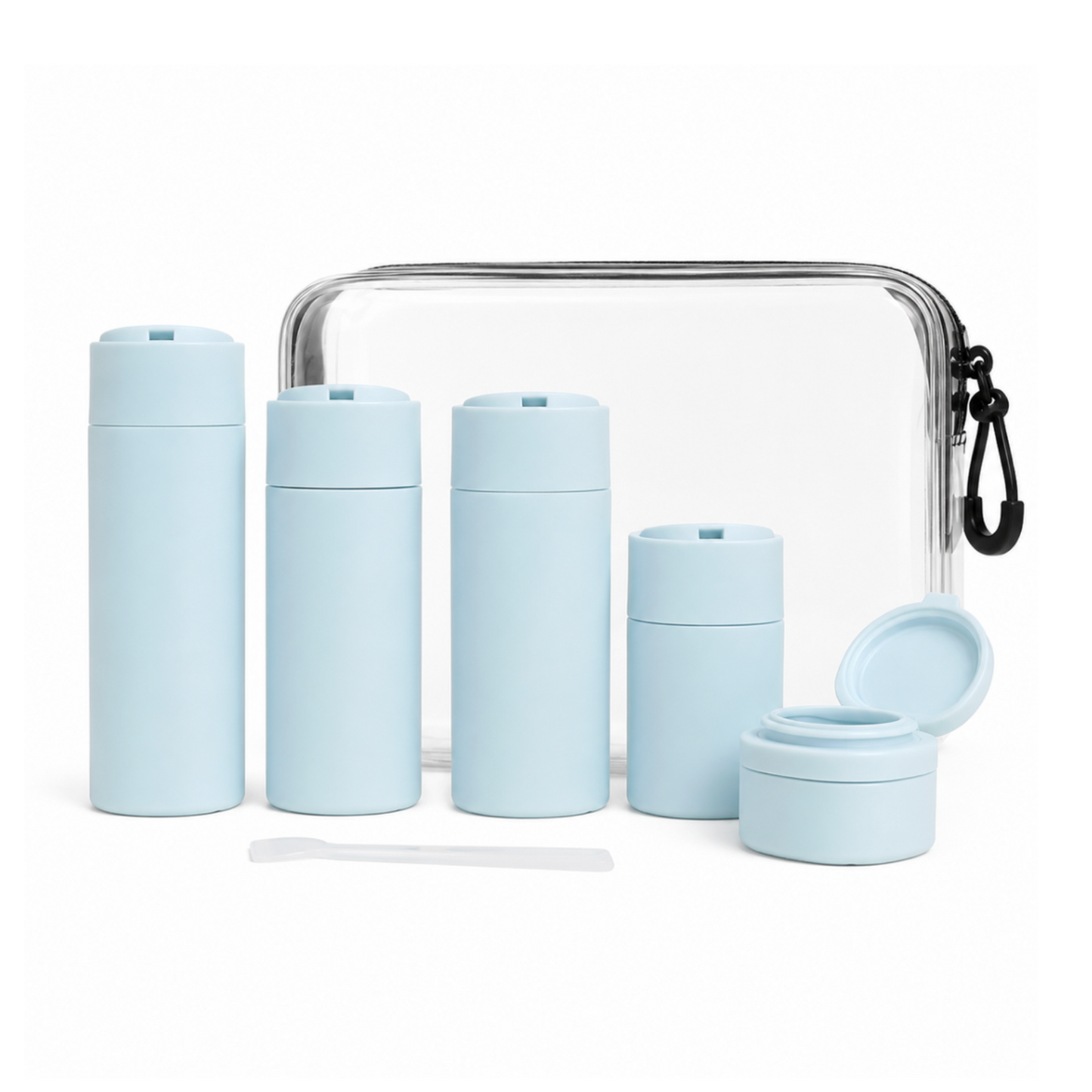 8 Piece Travel Bottle Set with Travel Bag