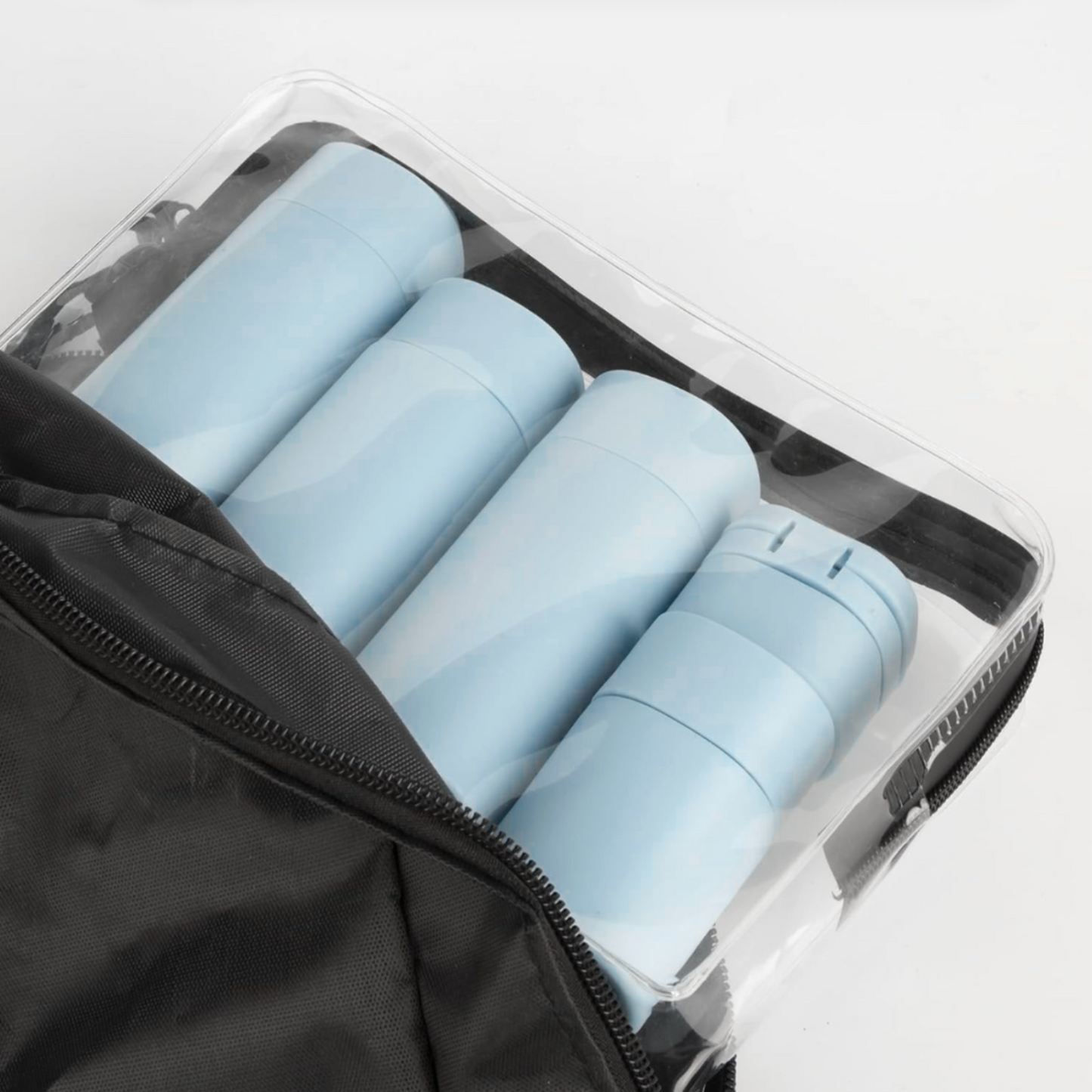 8 Piece Travel Bottle Set with Travel Bag