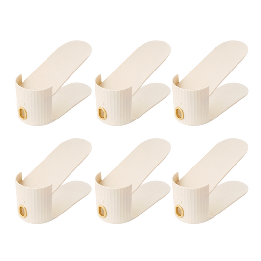 Set of 6 Adjustable Shoe Organisers