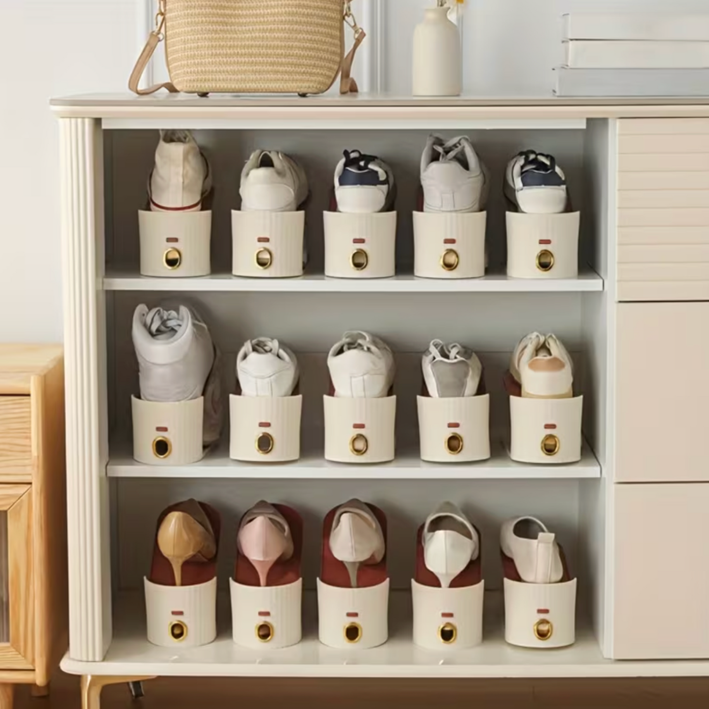 Set of 6 Adjustable Shoe Organisers