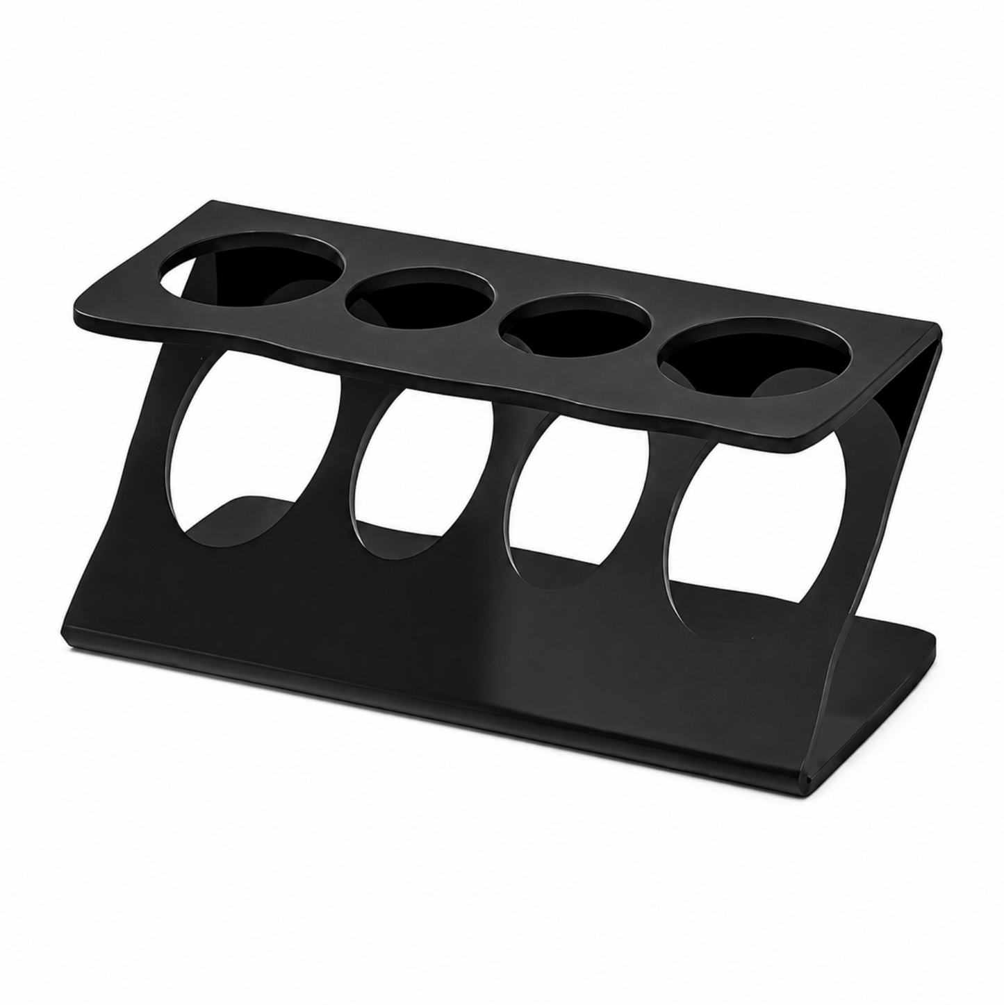4-Slot Acrylic Toothbrush and Bathroom Countertop Organiser