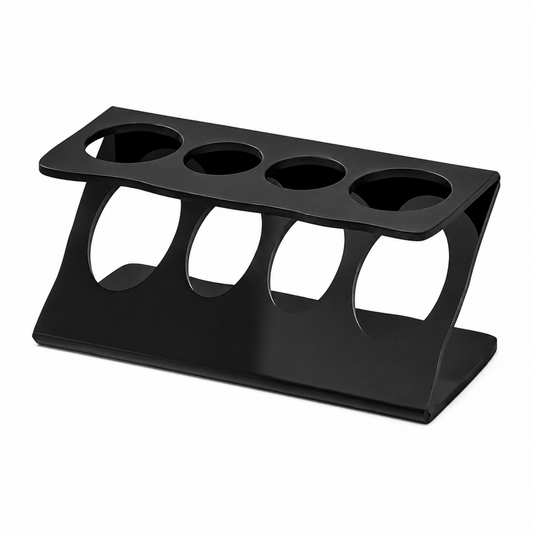 4-Slot Acrylic Toothbrush and Bathroom Countertop Organiser