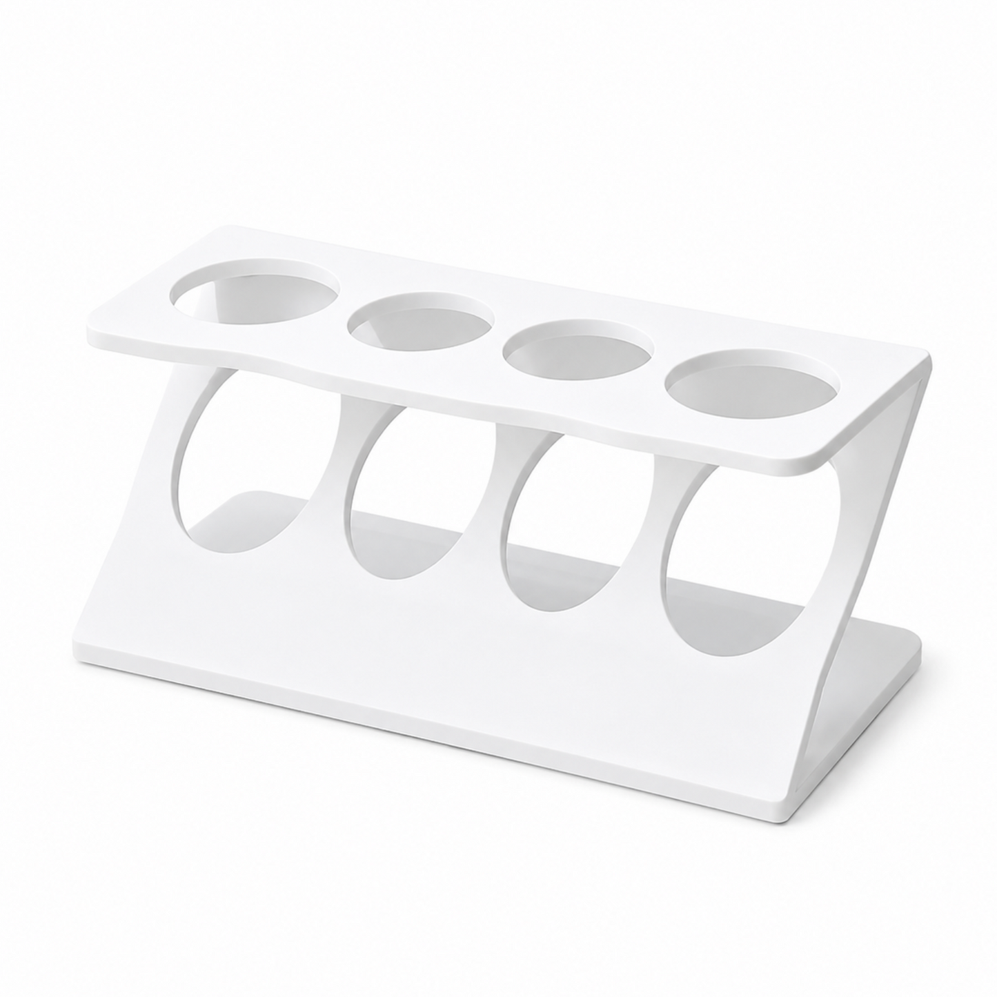 4-Slot Acrylic Toothbrush and Bathroom Countertop Organiser